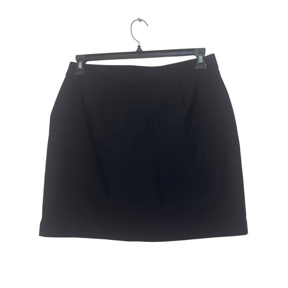 Rafaella Womens Black A Line Short Skort Size M Viscose Blend - Picture 2 of 8